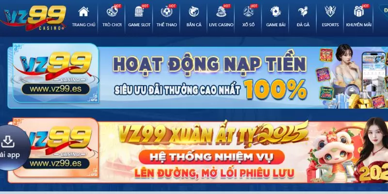 Khuyến mãi VZ99 có nhiều chương trình nổi bật